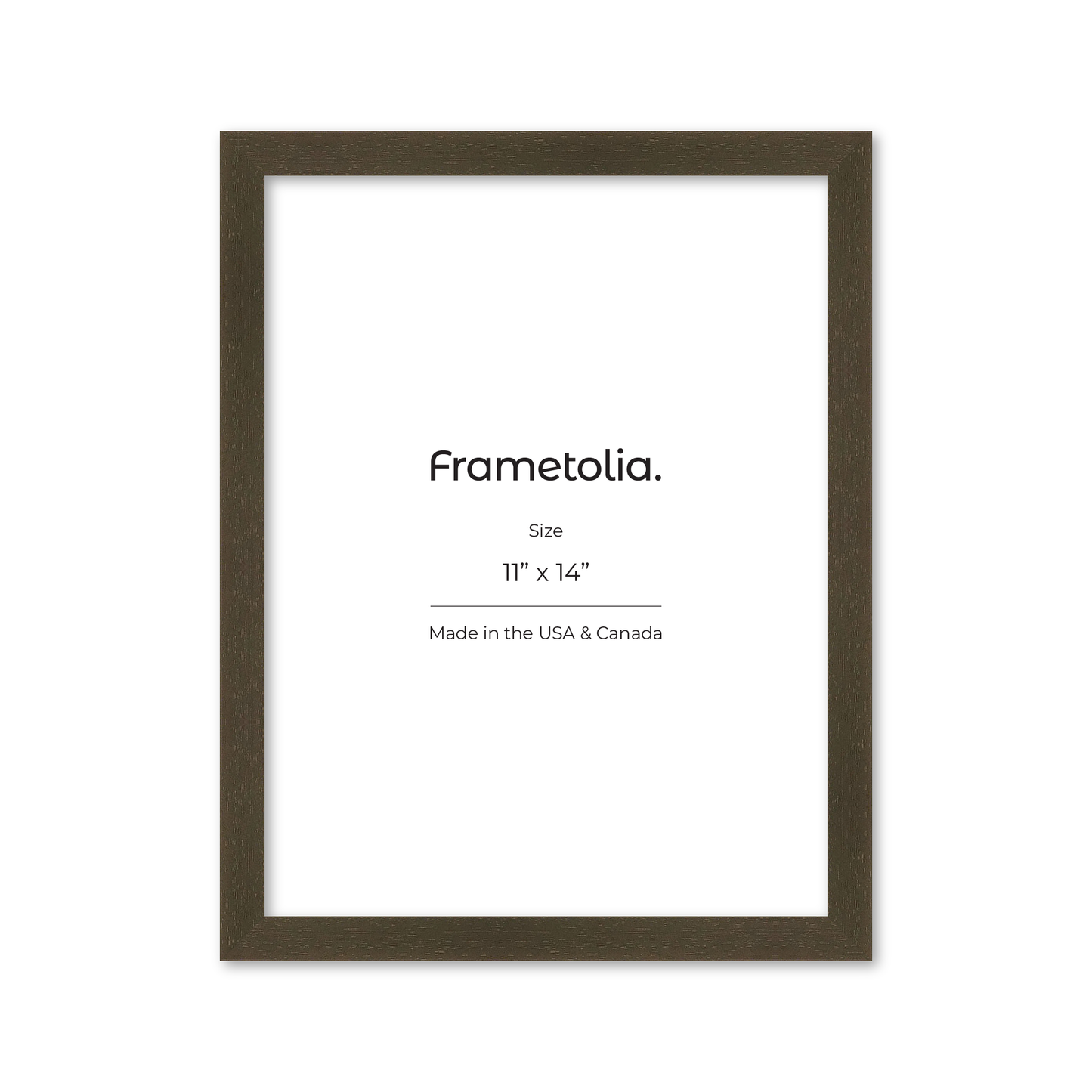 11" x 14" Brown Manhattan Wall Frame