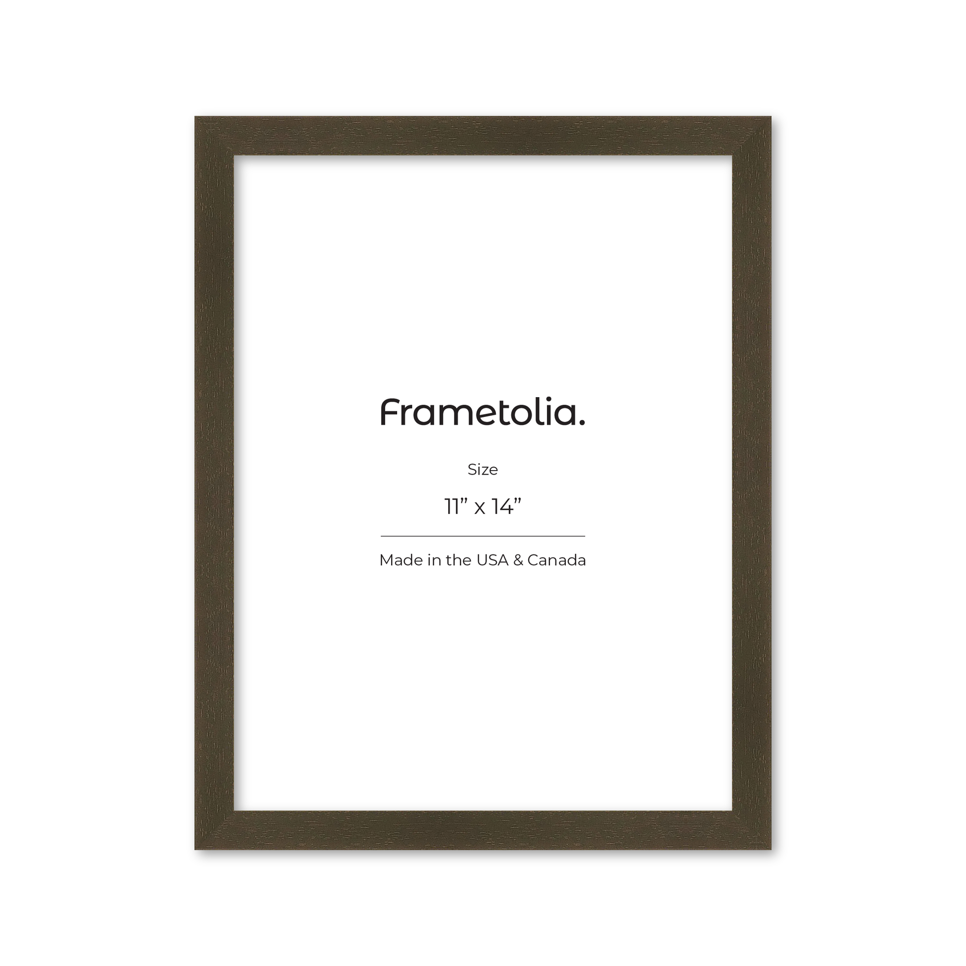 11" x 14" Brown Manhattan Wall Frame