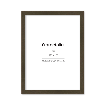 12" x 16" Brown Manhattan Wall Frame