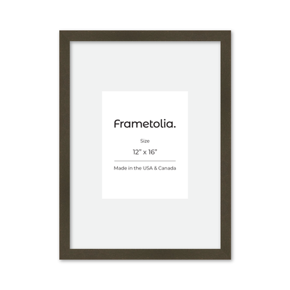 12" x 16" Brown Manhattan Wall Frame