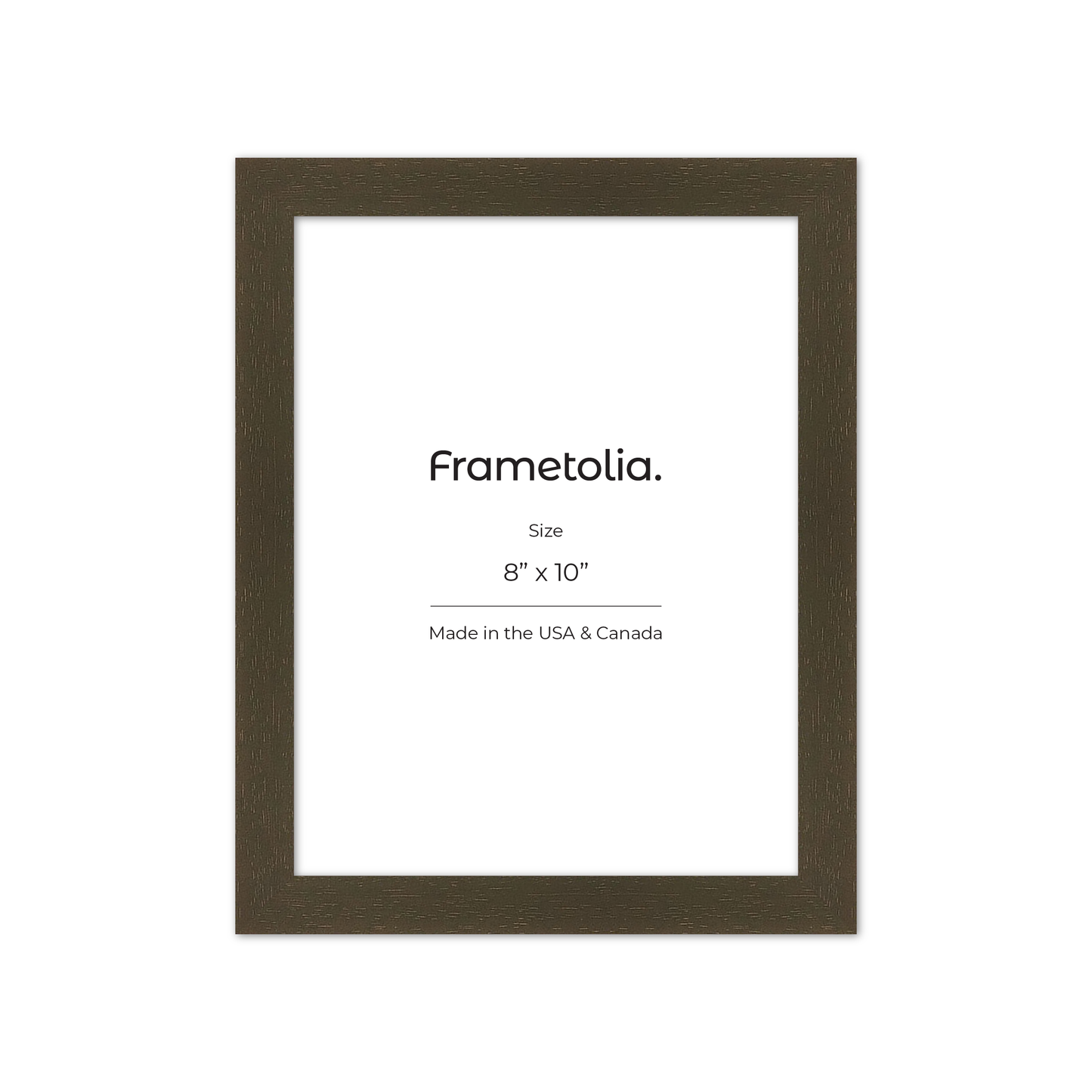 8" x 10" Brown Manhattan Wall Frame