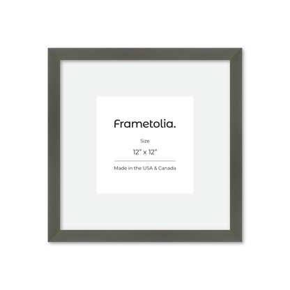 12" x 12" Gray Manhattan Wall Frame