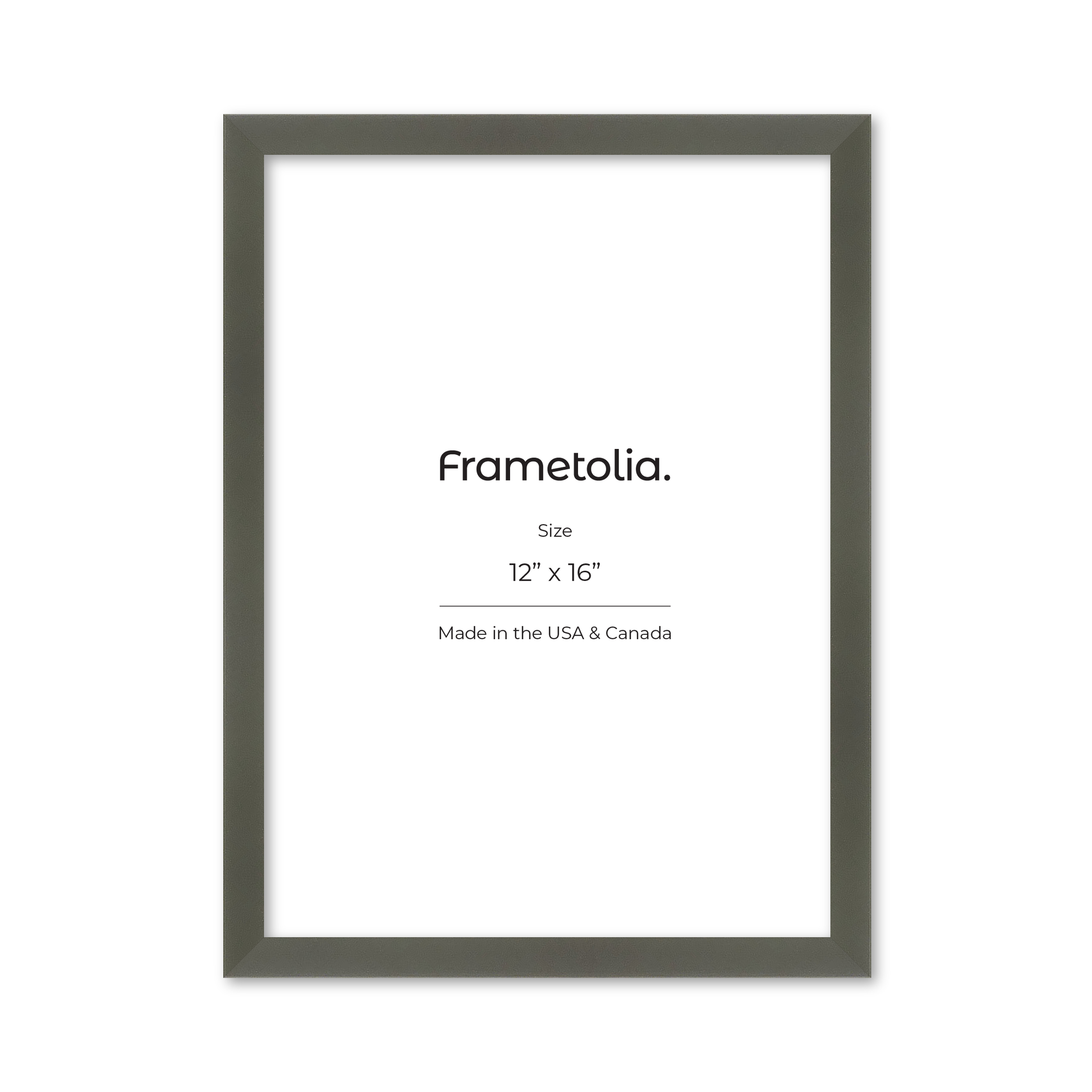 12" x 16" Gray Manhattan Wall Frame