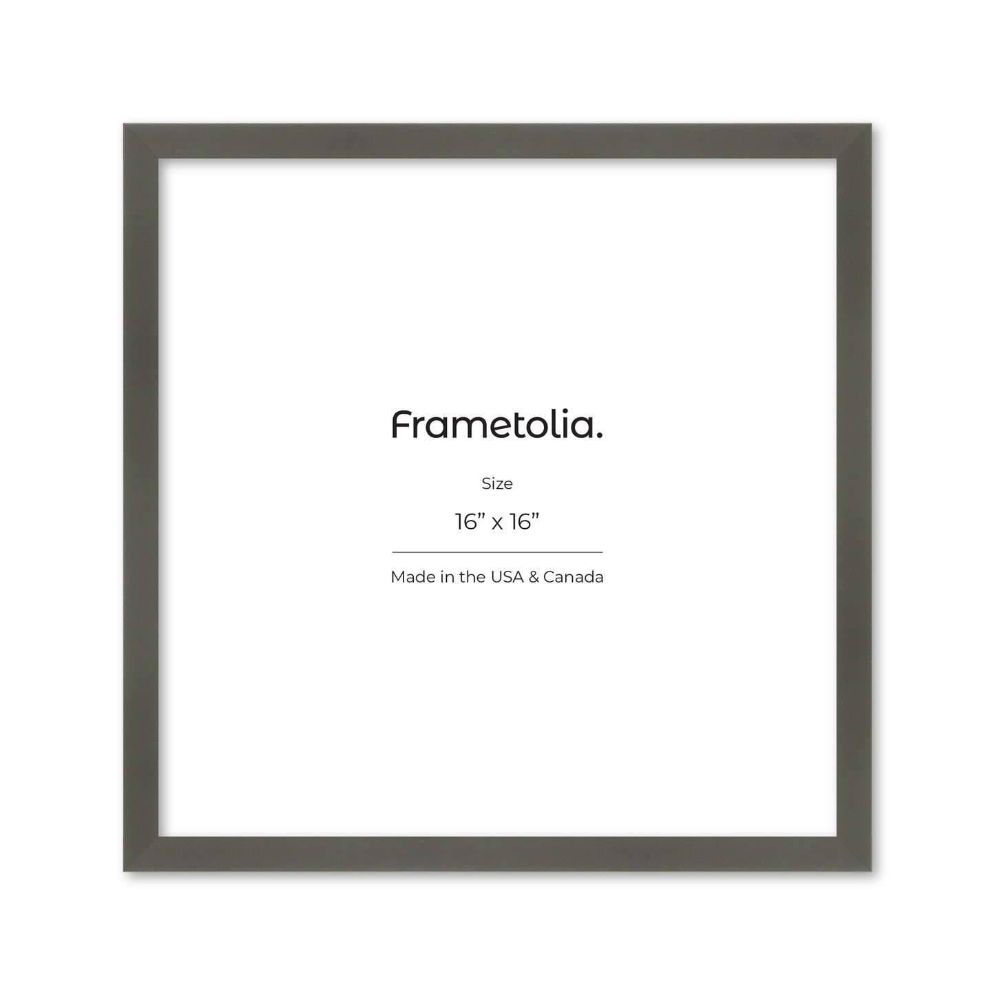 16" x 16" Gray Manhattan Wall Frame