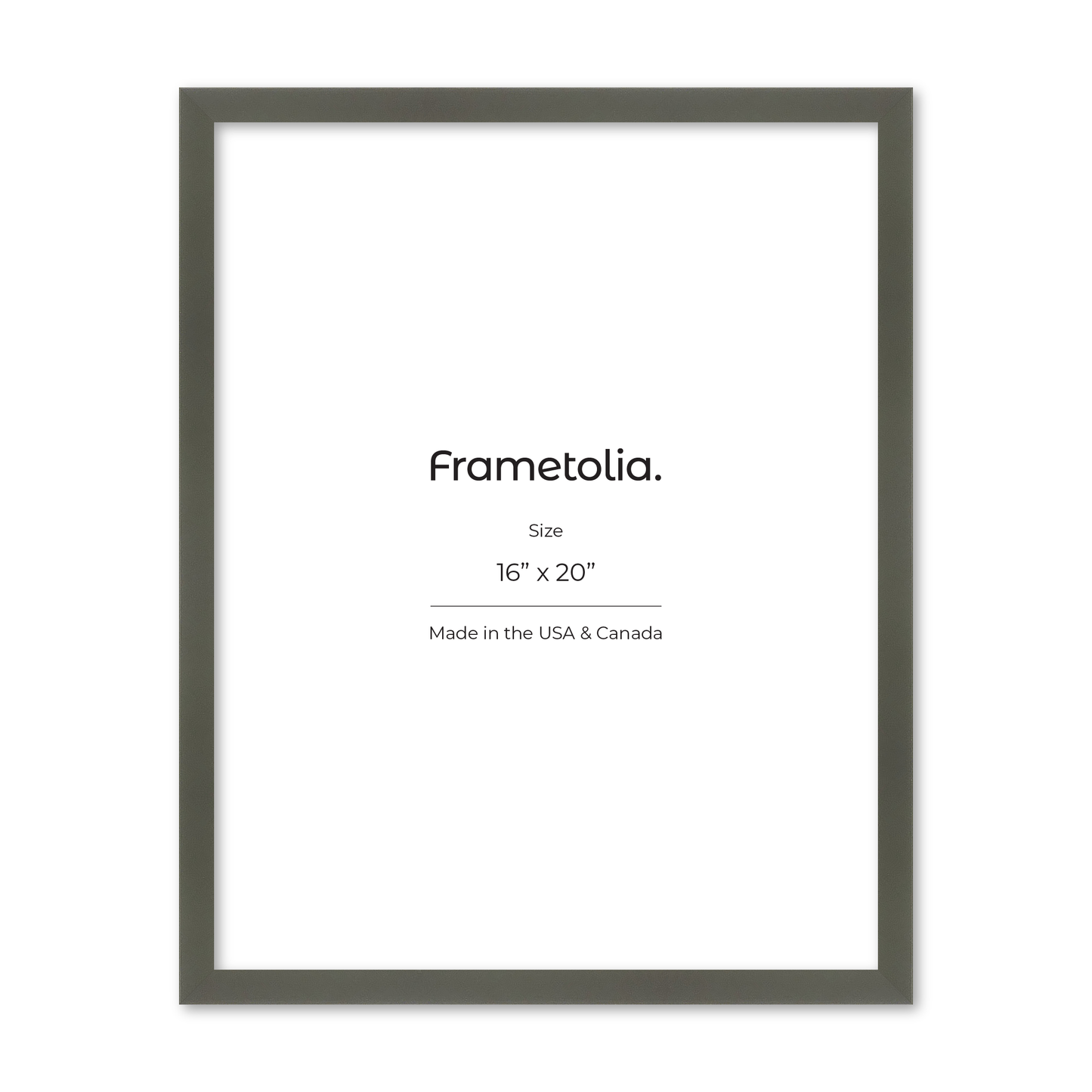 16" x 20" Gray Manhattan Wall Frame