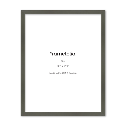 16" x 20" Gray Manhattan Wall Frame