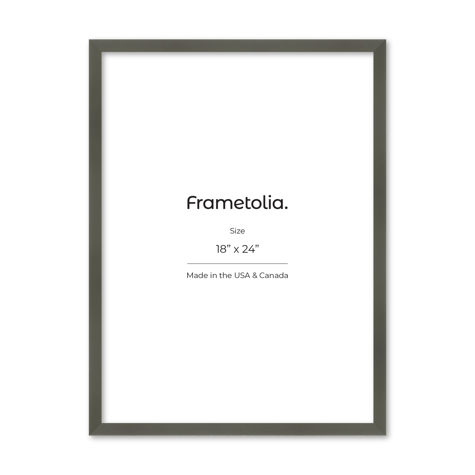 18" x 24" Gray Manhattan Wall Frame