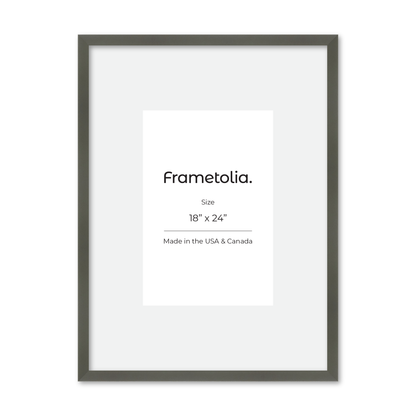 18" x 24" Gray Manhattan Wall Frame