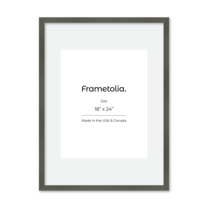 18" x 24" Gray Manhattan Wall Frame