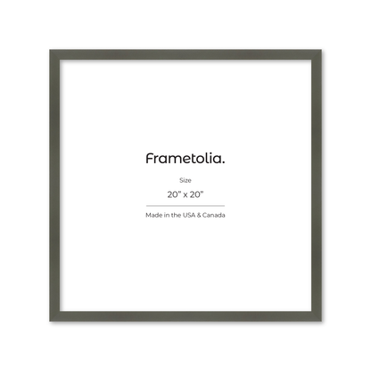20" x 20" Gray Manhattan Wall Frame