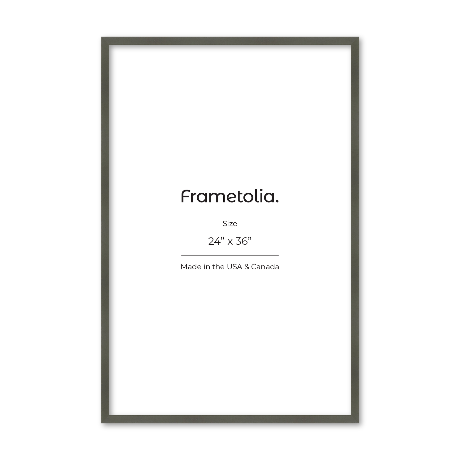 24" x 36" Gray Manhattan Wall Frame