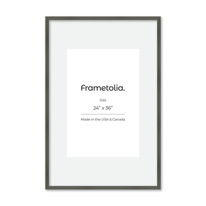 24" x 36" Gray Manhattan Wall Frame