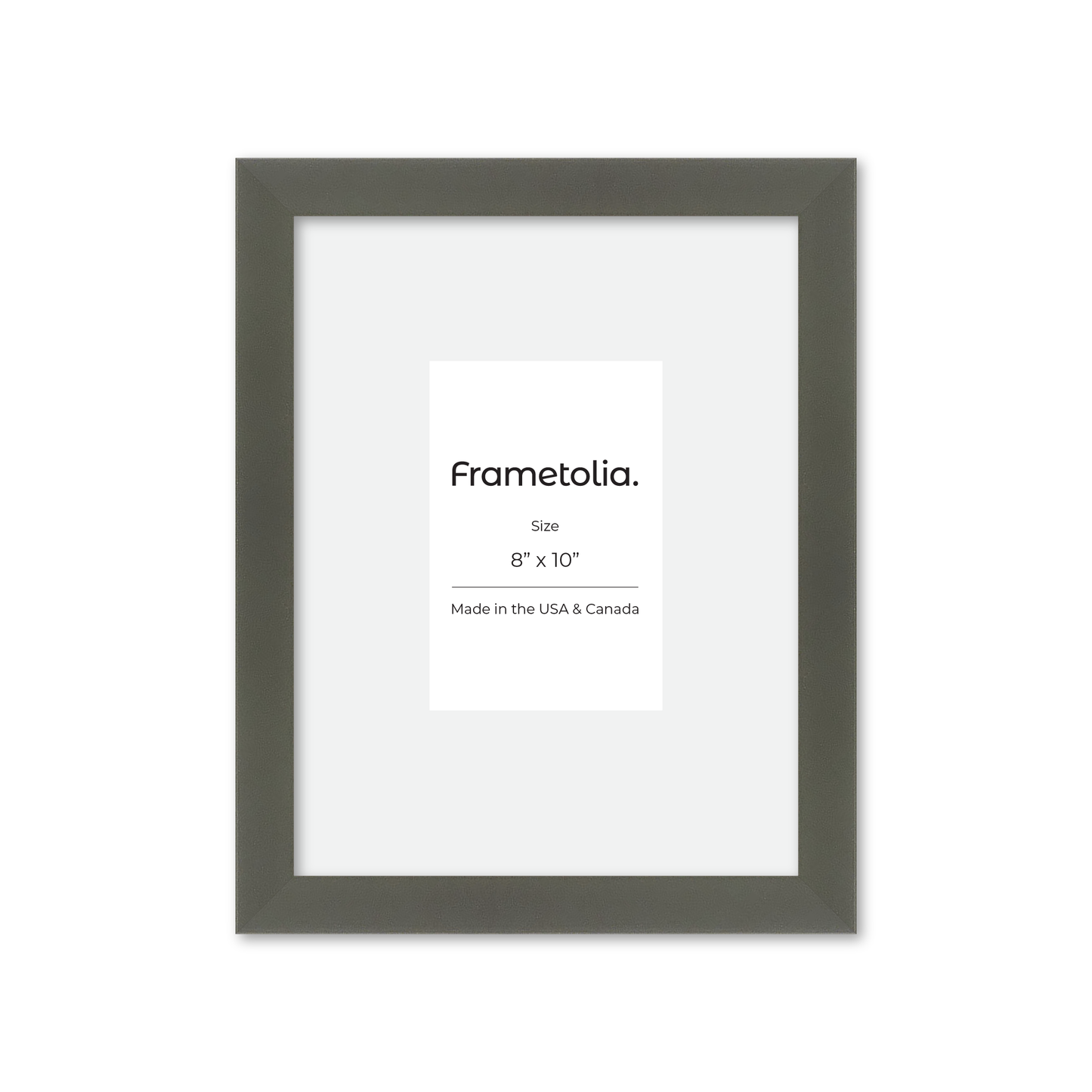 8" x 10" Gray Manhattan Wall Frame