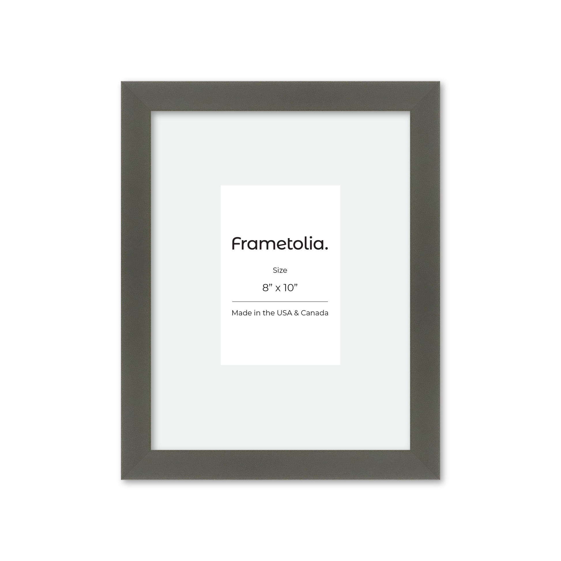 8" x 10" Gray Manhattan Wall Frame