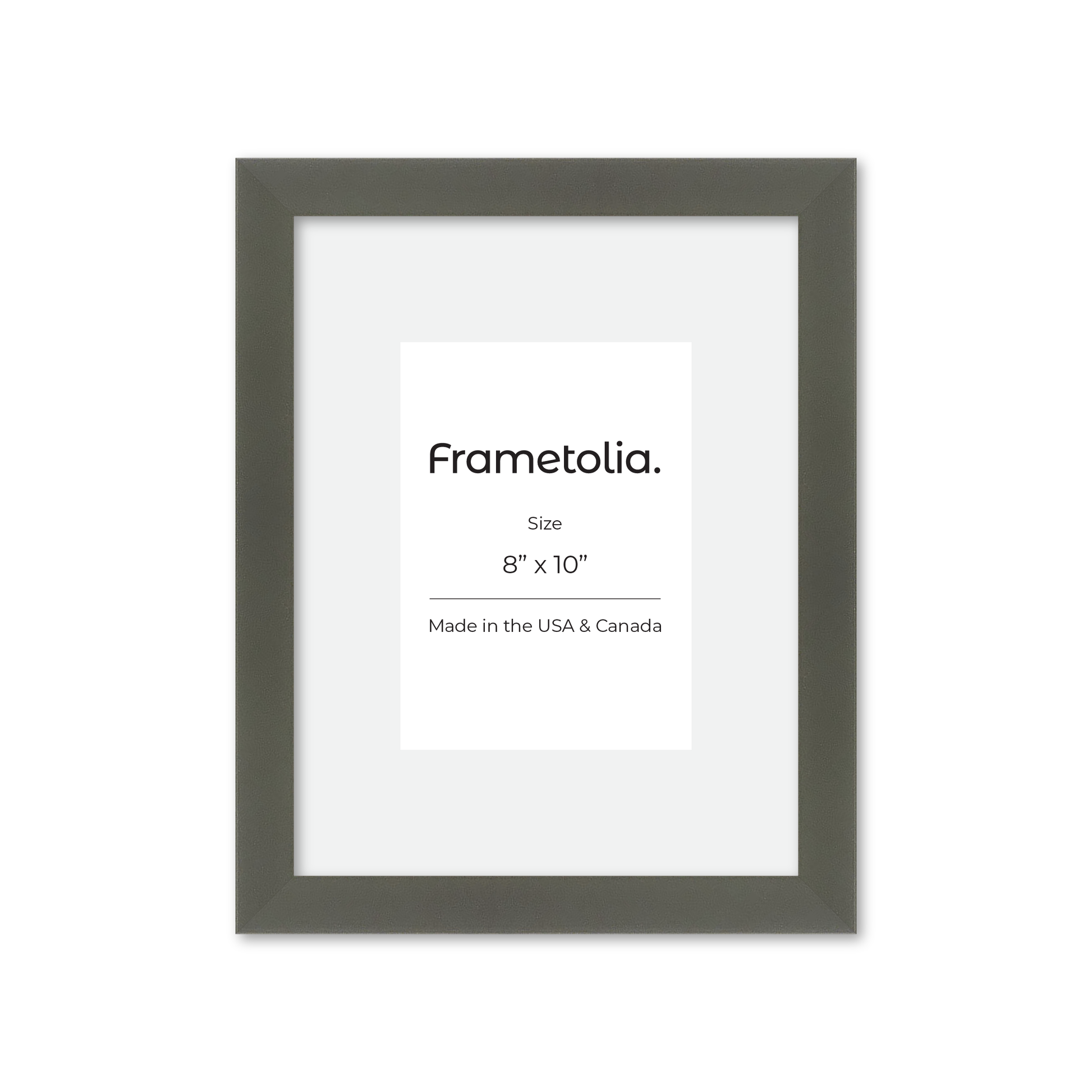 8" x 10" Gray Manhattan Wall Frame