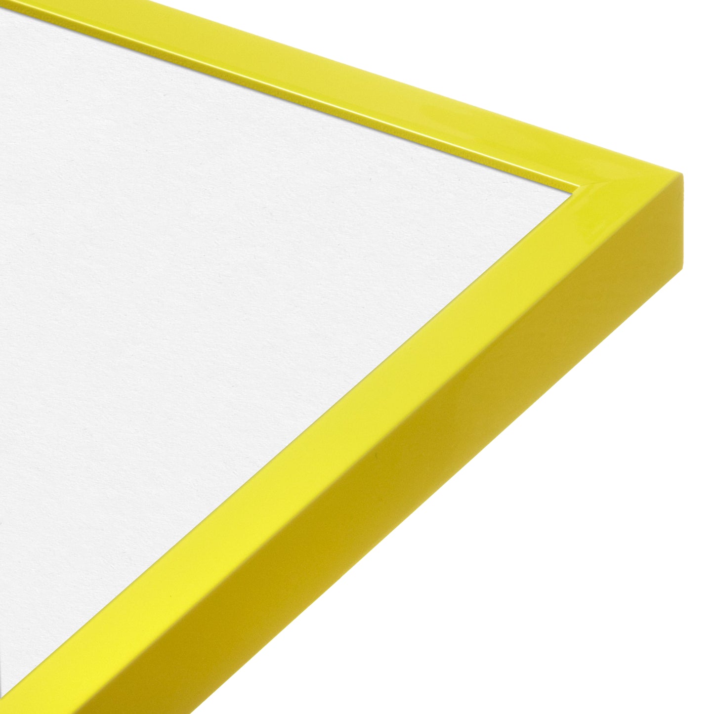 Sunburst Yellow Narrow Width Wall Frame