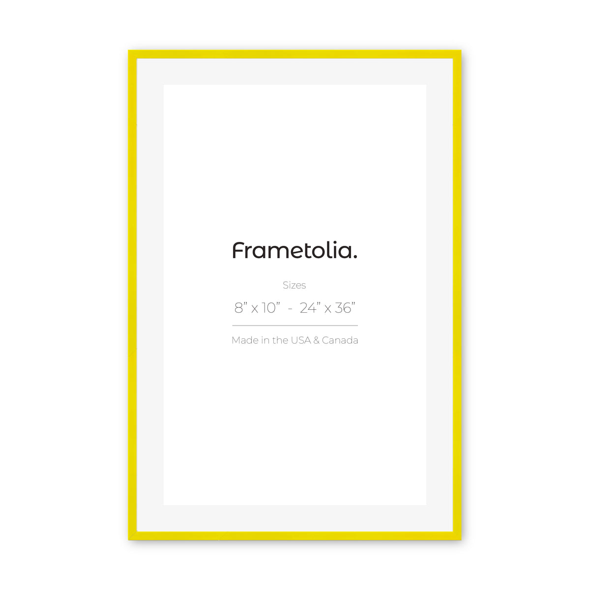 Sunburst Yellow Aurora Wall Frame