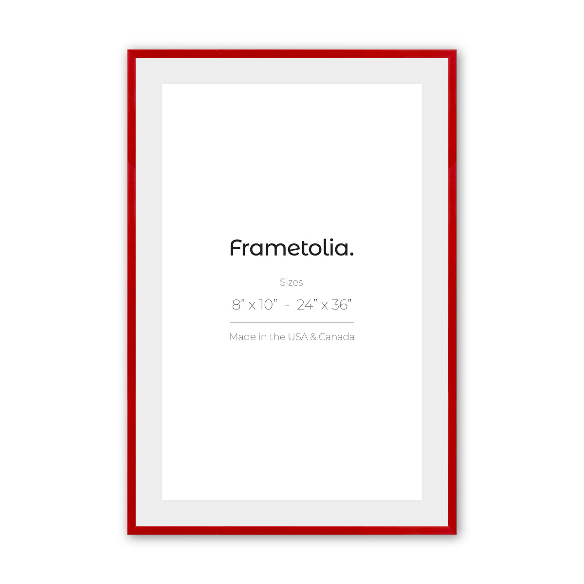 Cherry Red Aurora Wall Frame