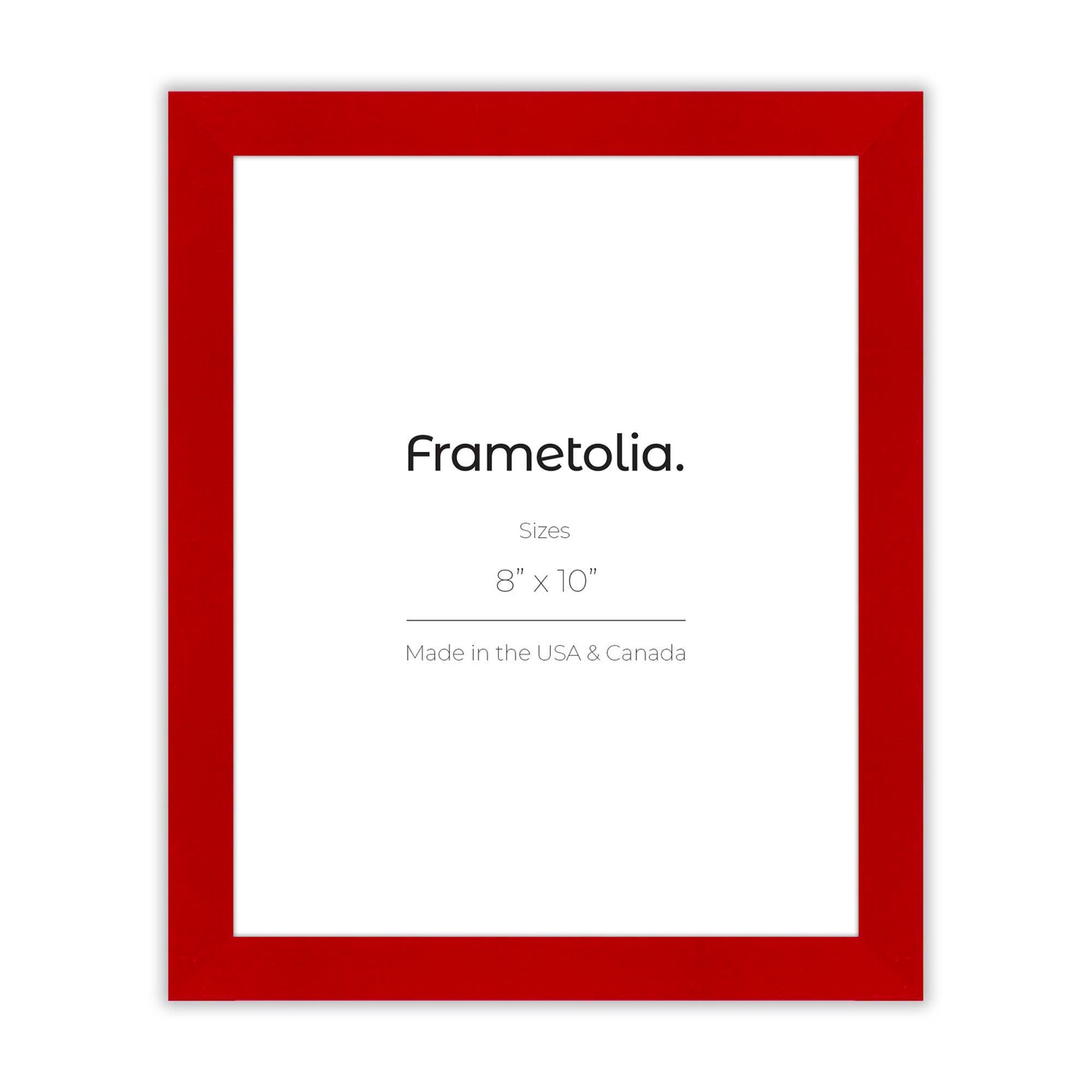 Cherry Red Narrow Width Wall Frame