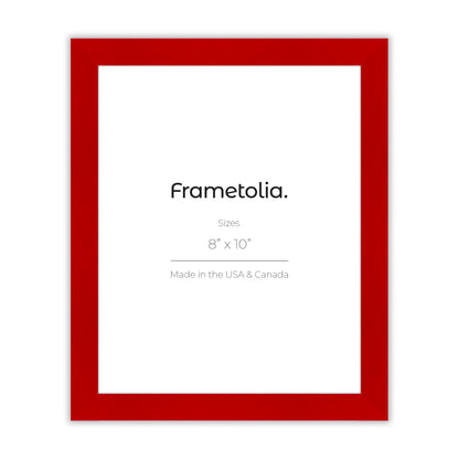 Cherry Red Narrow Width Wall Frame