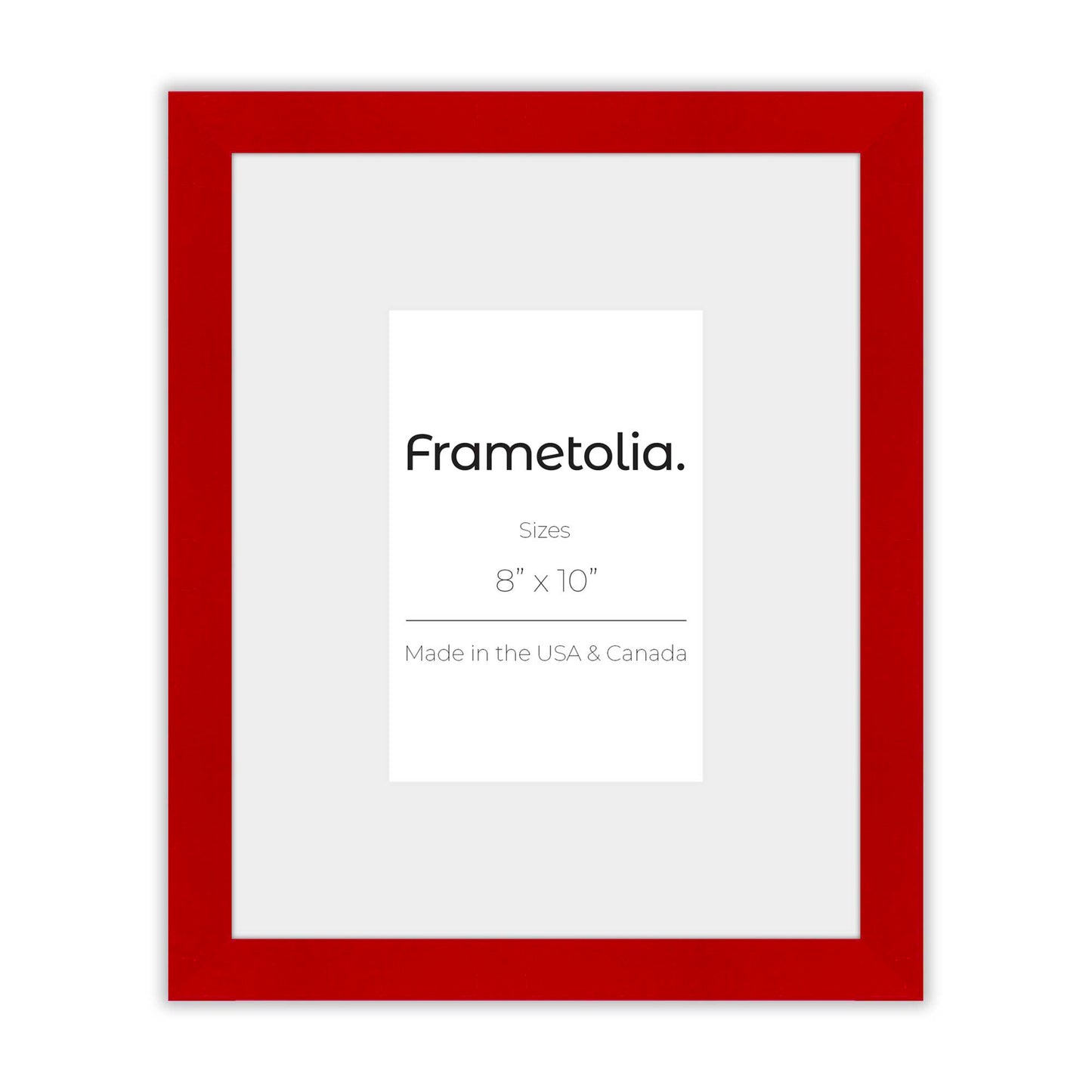 Cherry Red Narrow Width Wall Frame