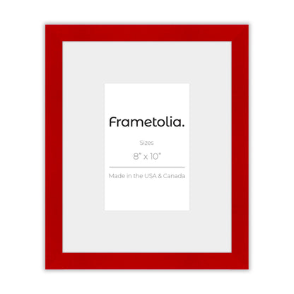 Cherry Red Narrow Width Wall Frame
