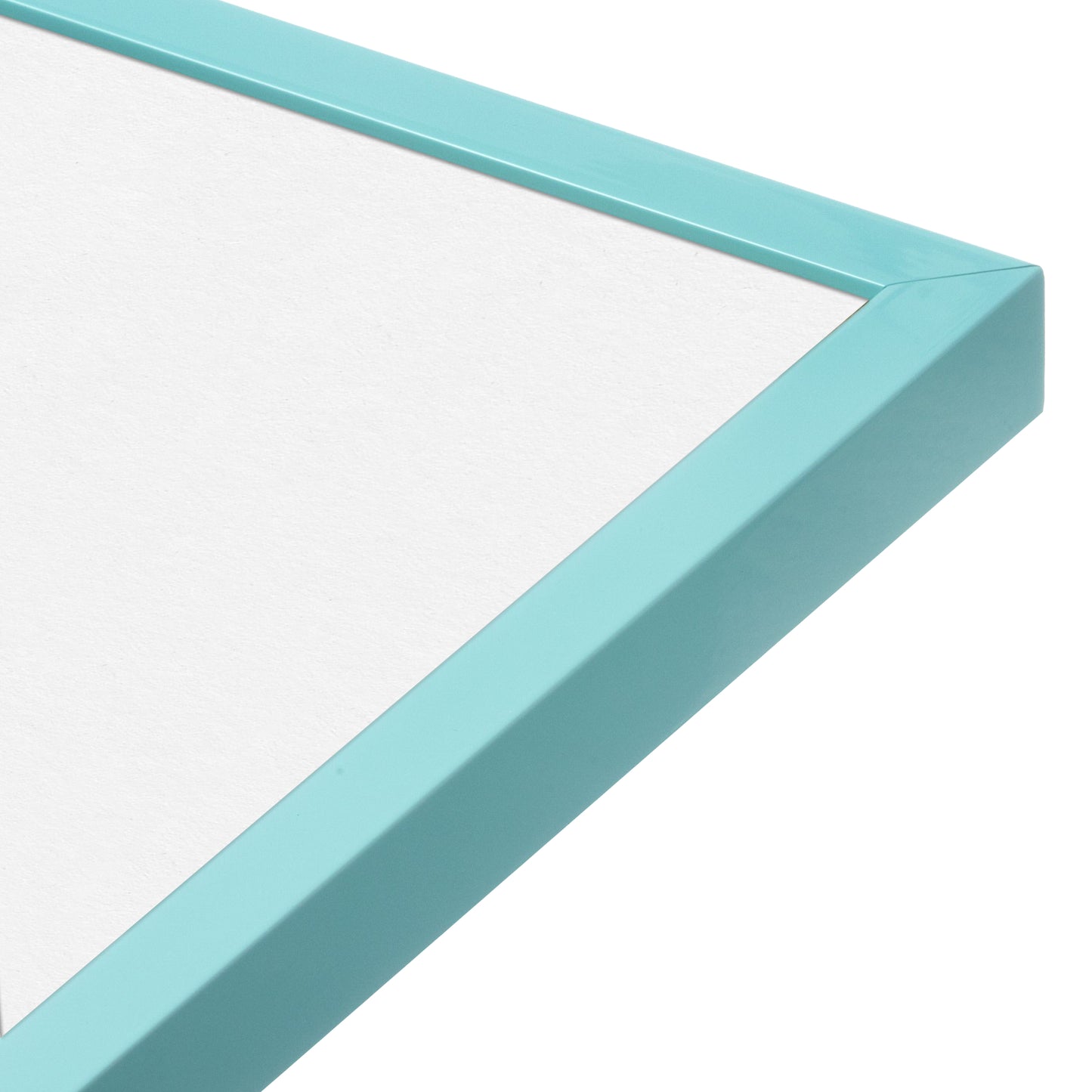 Capri Teal Narrow Width Wall Frame