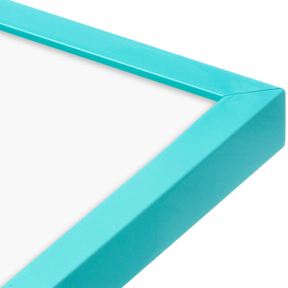 Capri Teal Narrow Width Wall Frame, Set of 3