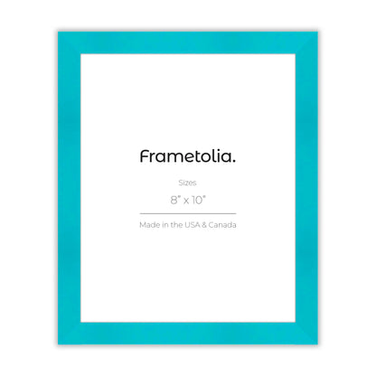 Capri Teal Narrow Width Wall Frame