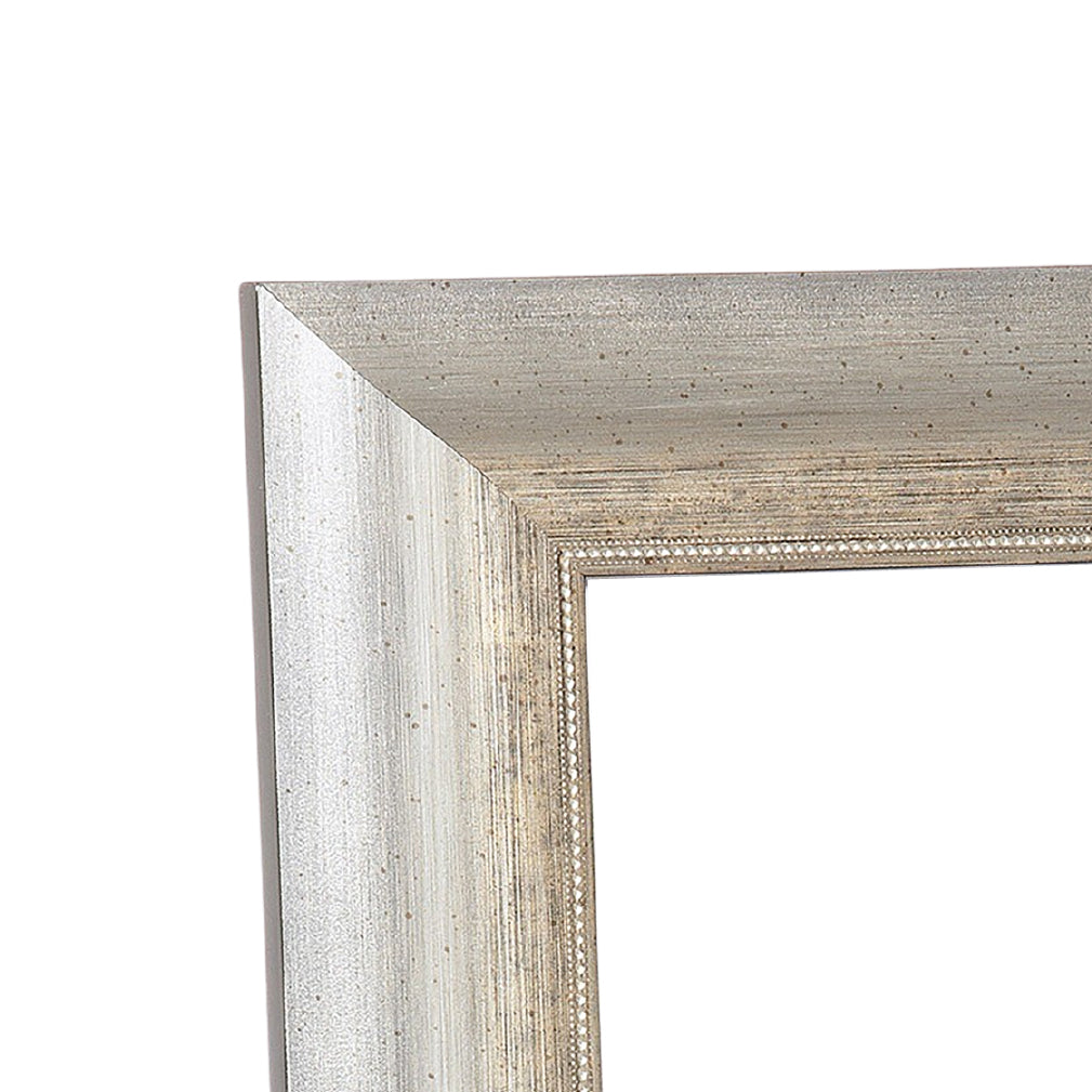 Dark Rubbed Silver Medium Width Table Top Frame