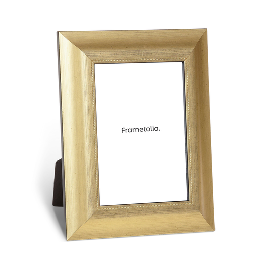 Rubbed Gold Modern Medium Width Table Top Frame