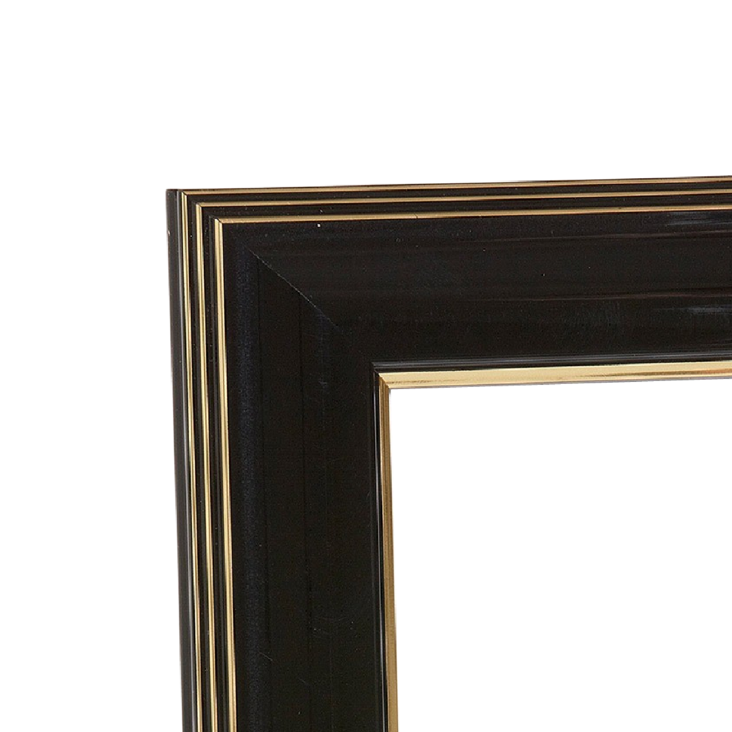 Black & Gold Medium Width Table Top Frame