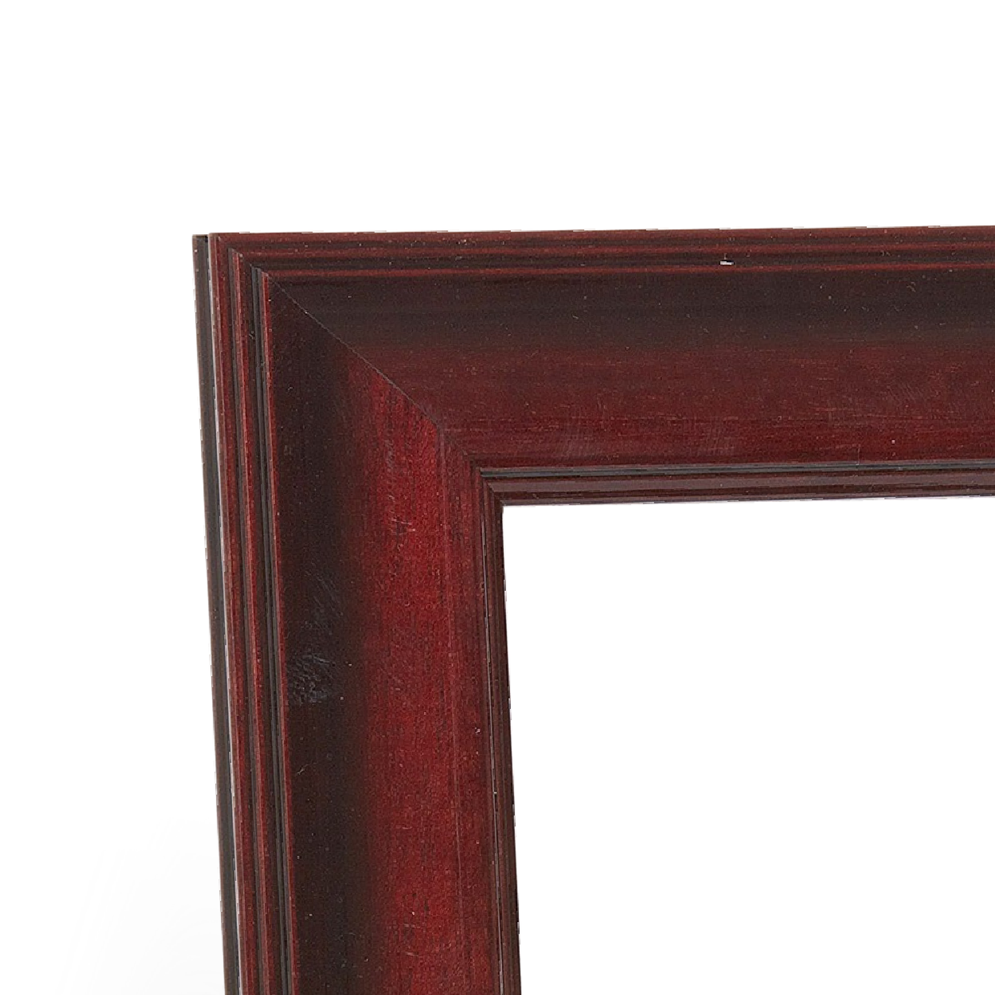Mahogany Lacquer & Gold Trim Medium Width Table Top Frame