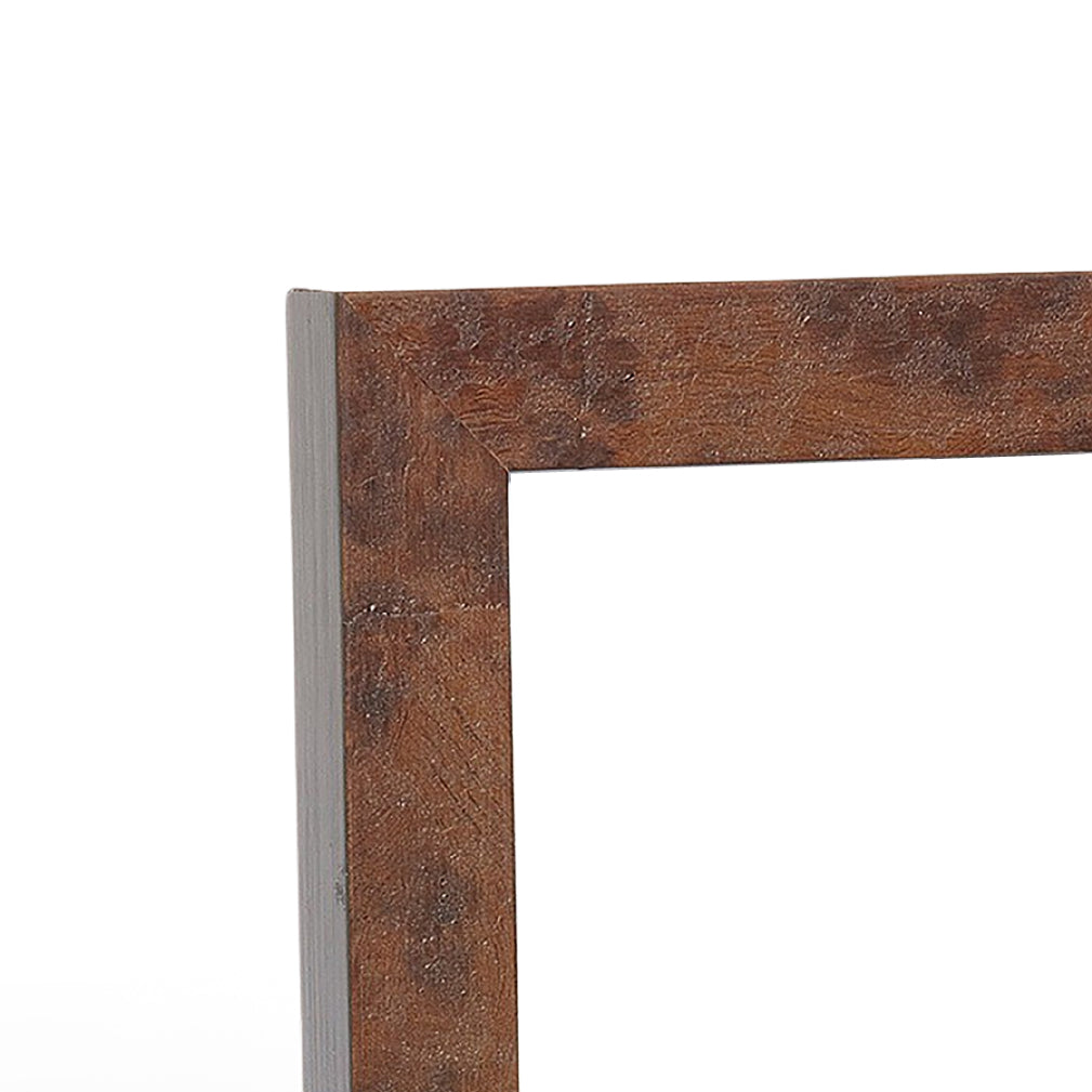 Burnt Brown Narrow Width Table Top Frame