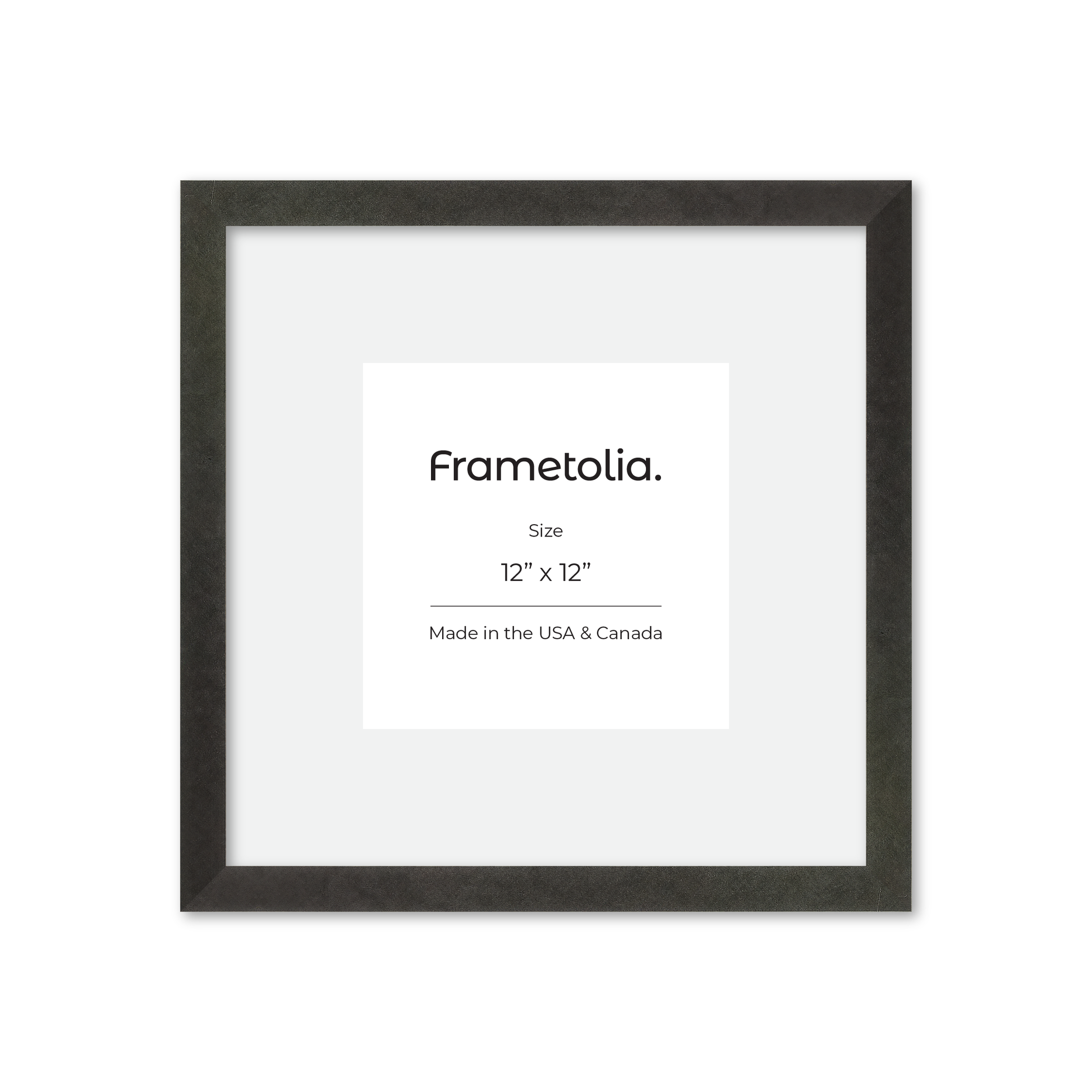 12" x 12" Charcoal Vienna Wall Frame