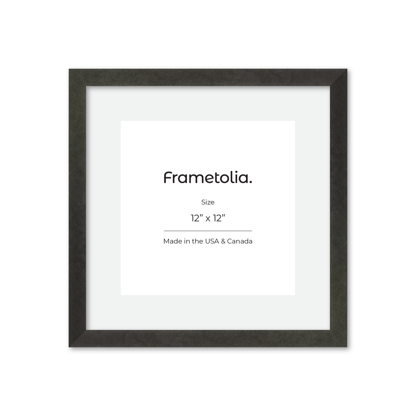12" x 12" Charcoal Vienna Wall Frame