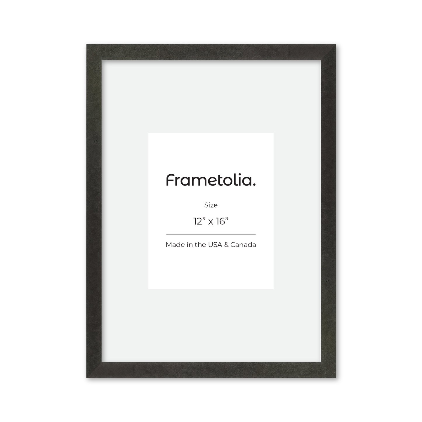 12" x 16" Charcoal Vienna Wall Frame