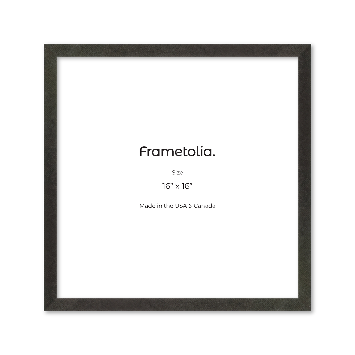 16" x 16" Charcoal Vienna Wall Frame