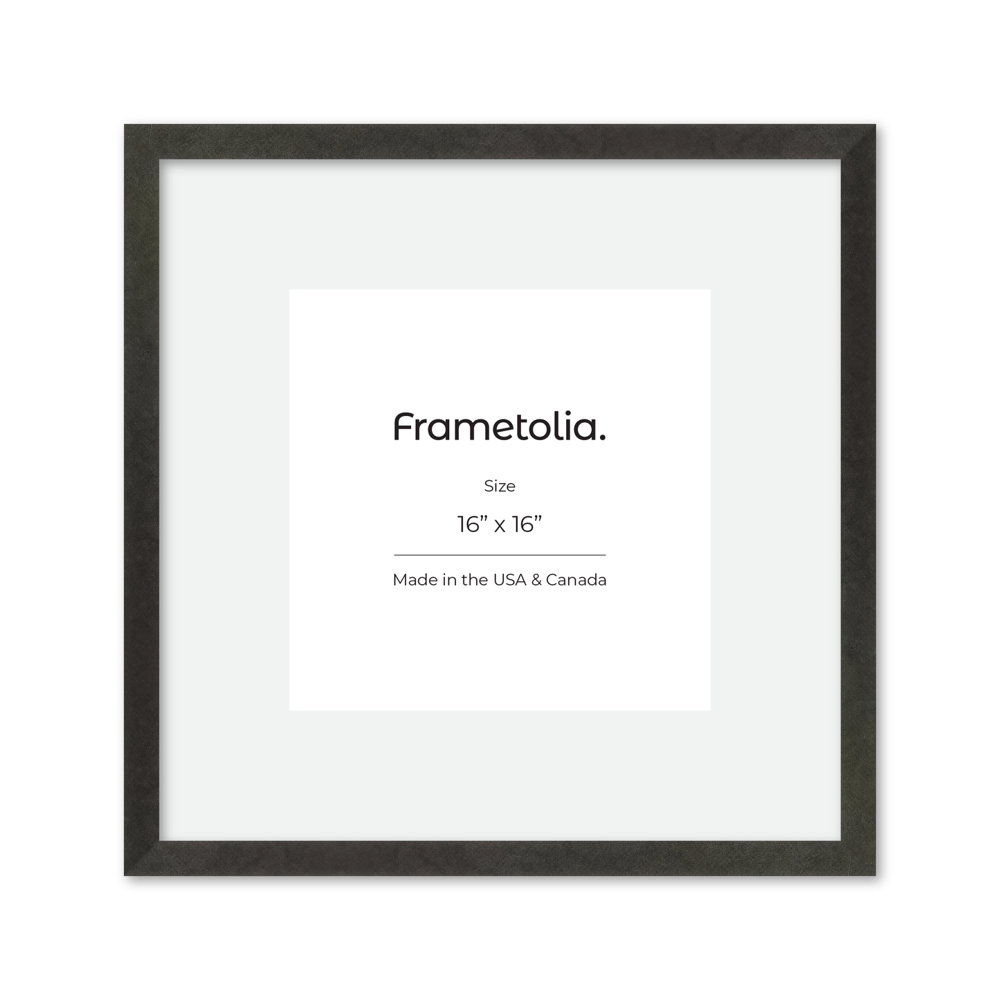16" x 16" Charcoal Vienna Wall Frame