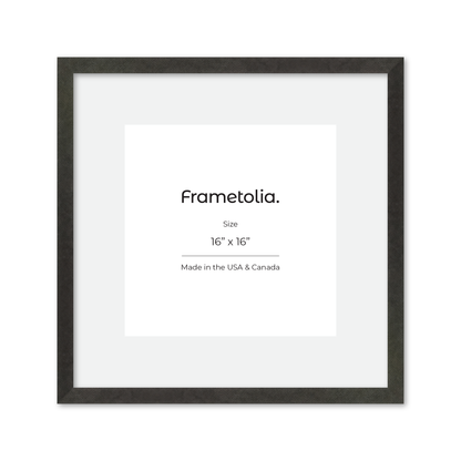 16" x 16" Charcoal Vienna Wall Frame
