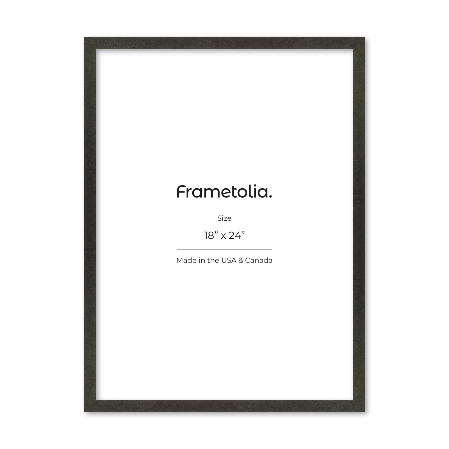18" x 24" Charcoal Vienna Wall Frame