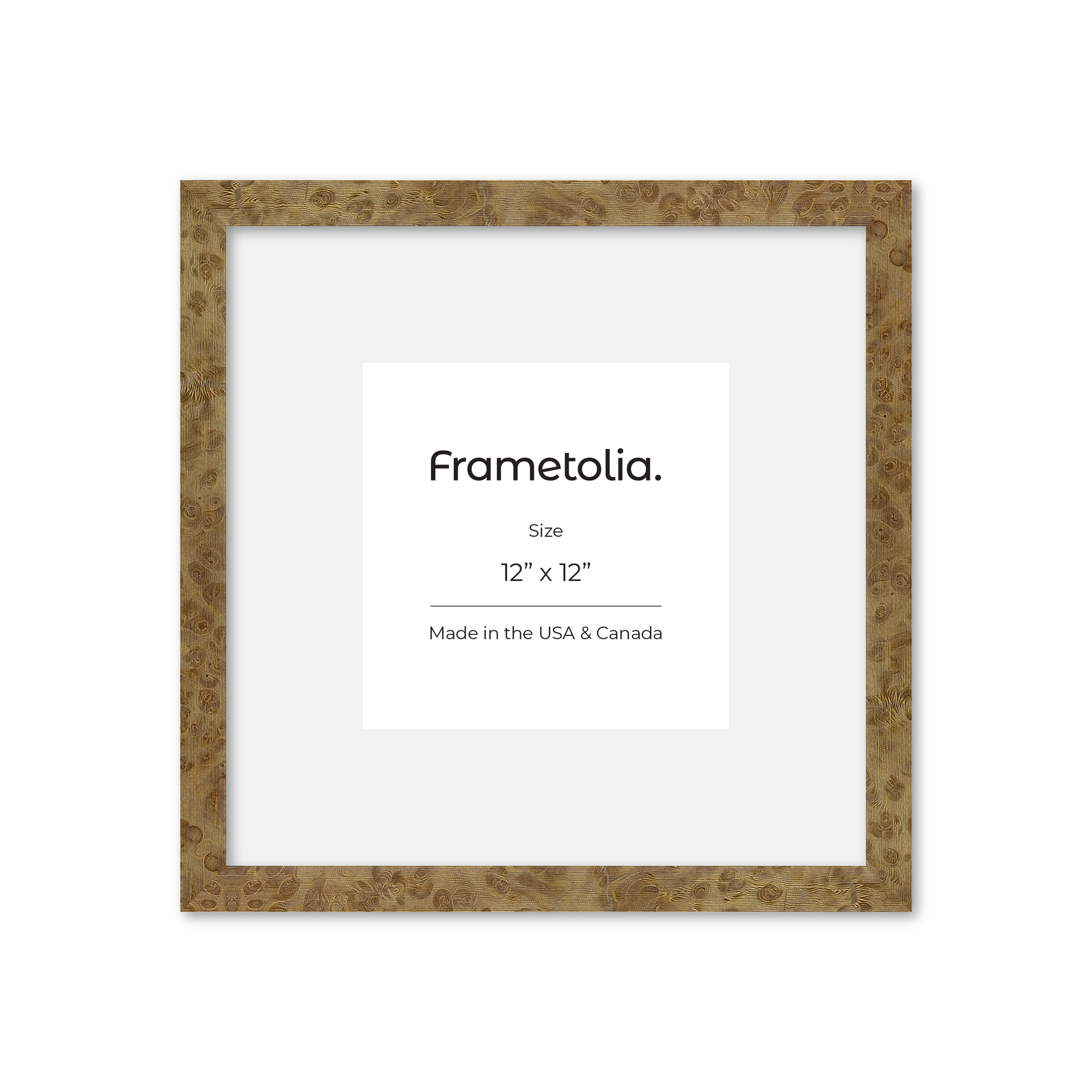 12" x 12" Cream Vienna Wall Frame