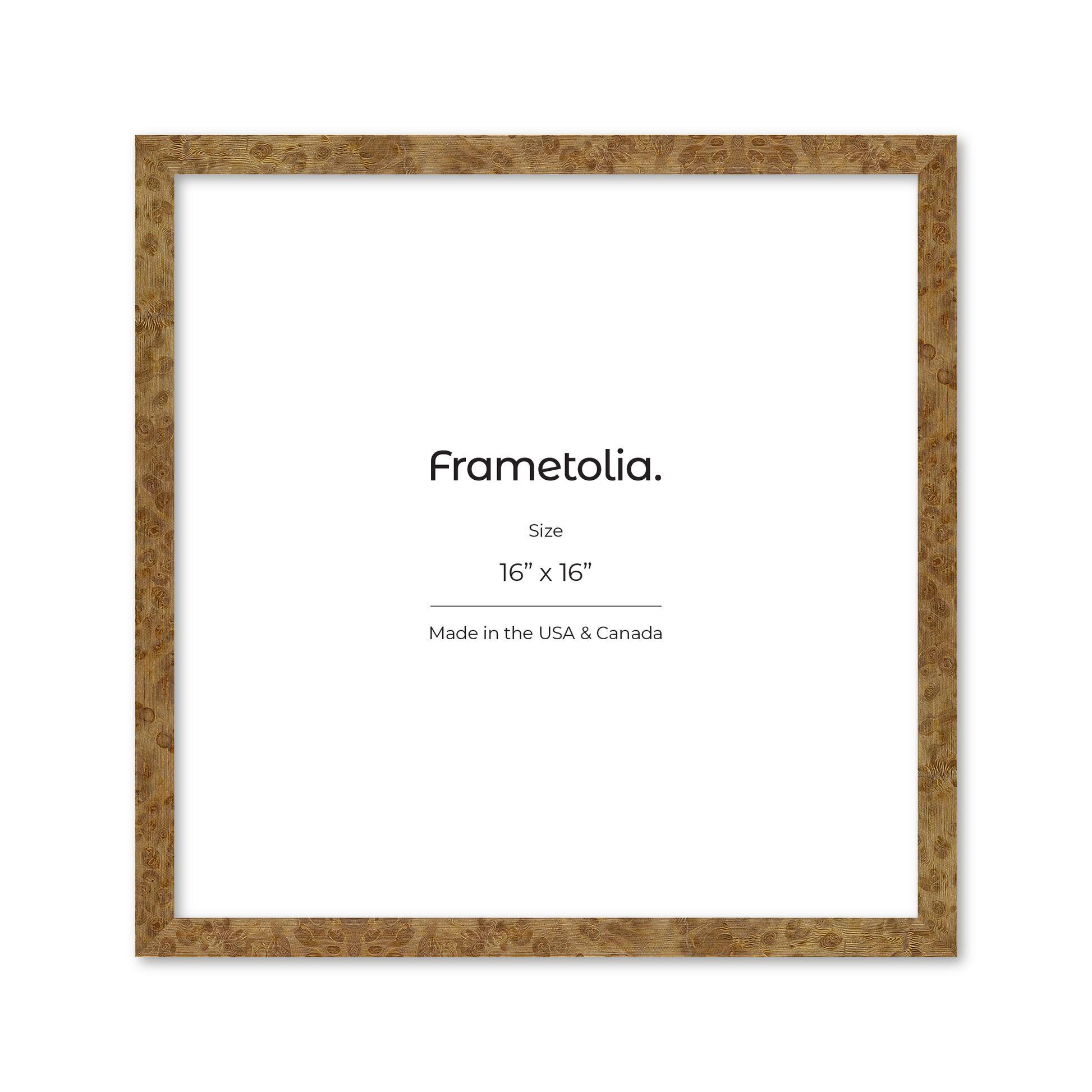 16" x 16" Cream Vienna Wall Frame