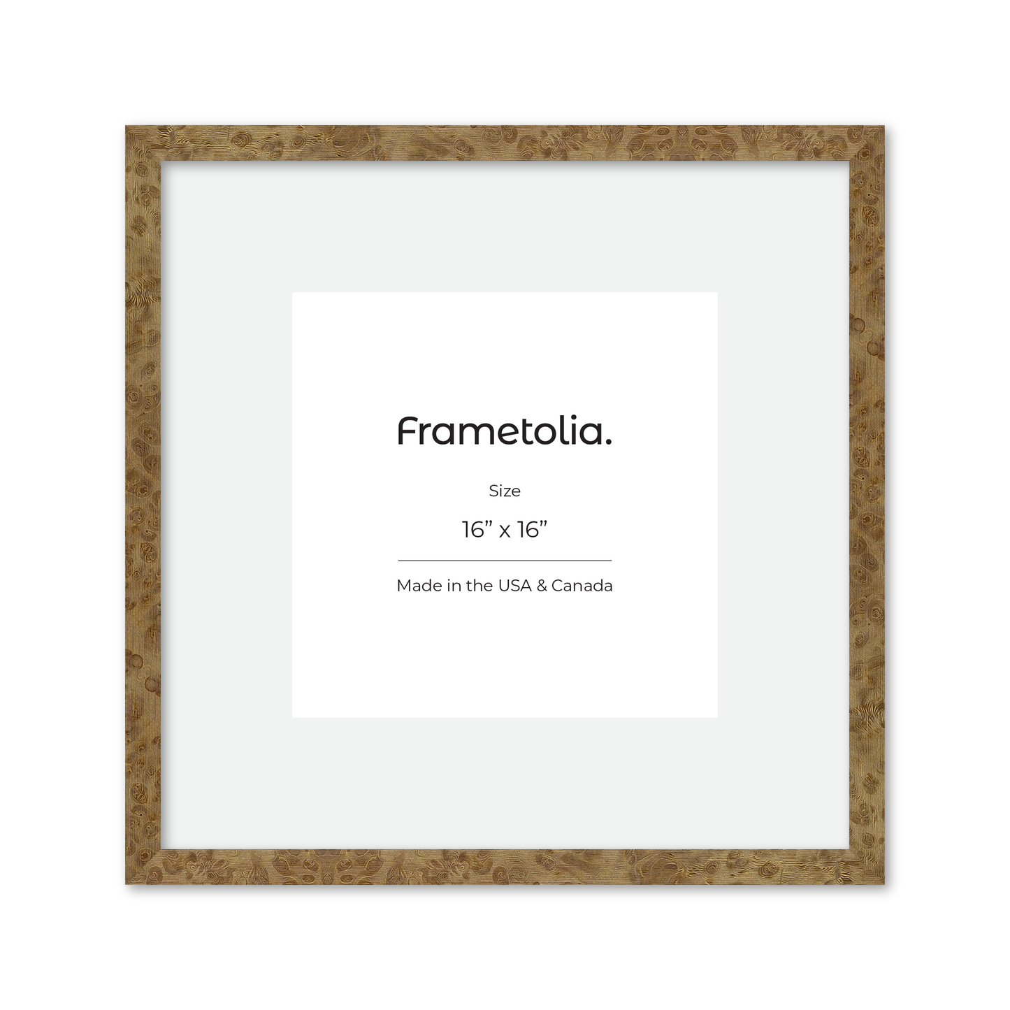 16" x 16" Cream Vienna Wall Frame