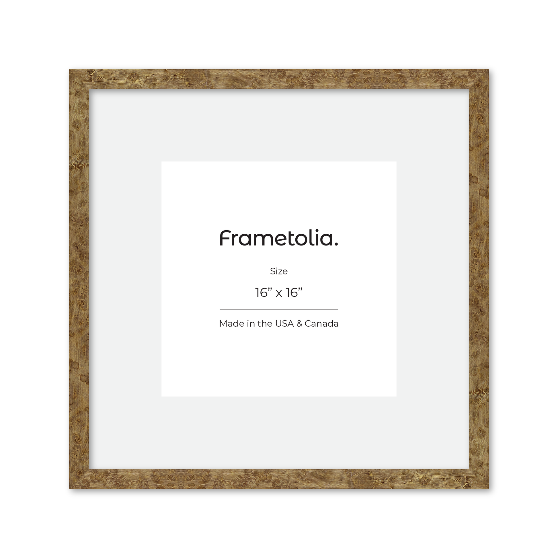 16" x 16" Cream Vienna Wall Frame