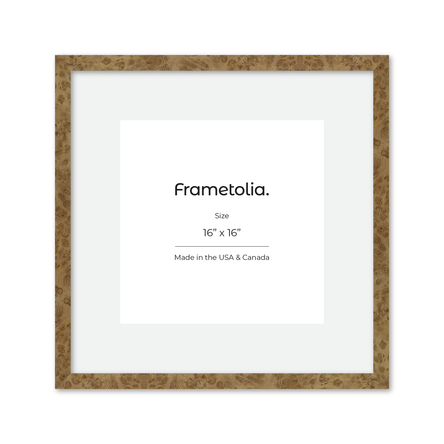 16" x 16" Cream Vienna Wall Frame