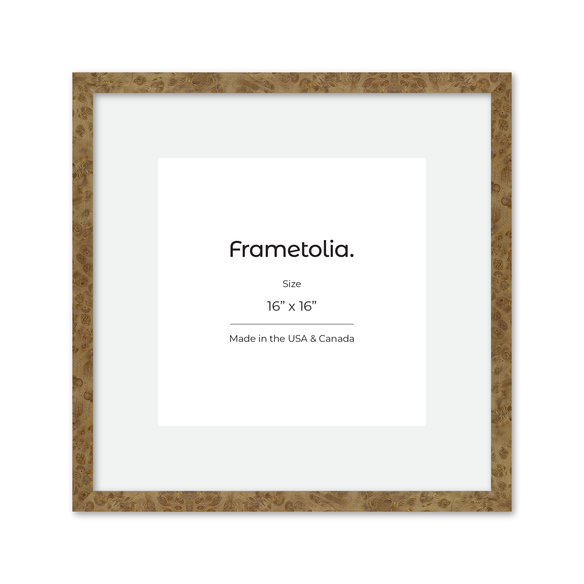 16" x 16" Cream Vienna Wall Frame