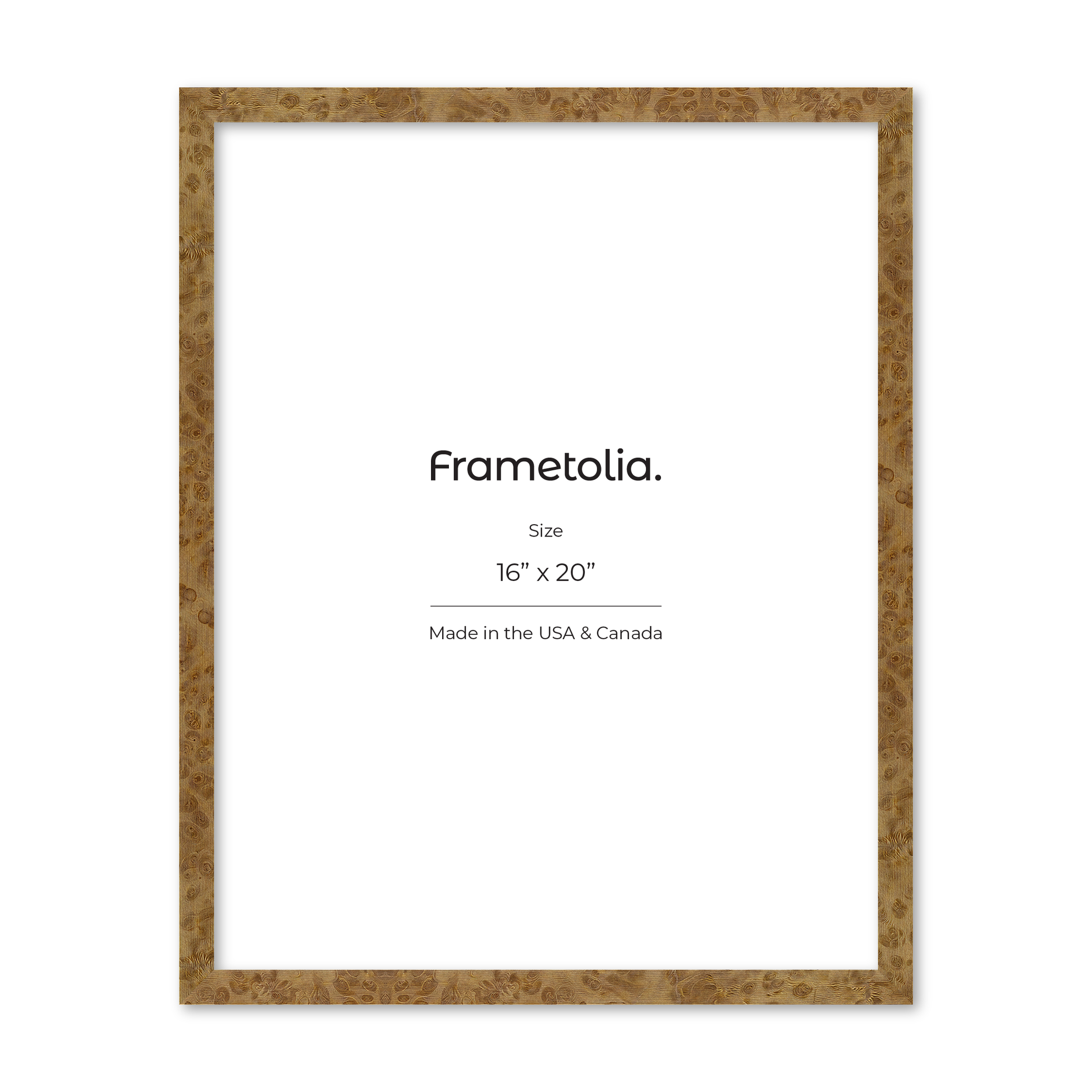 16" x 20" Cream Vienna Wall Frame