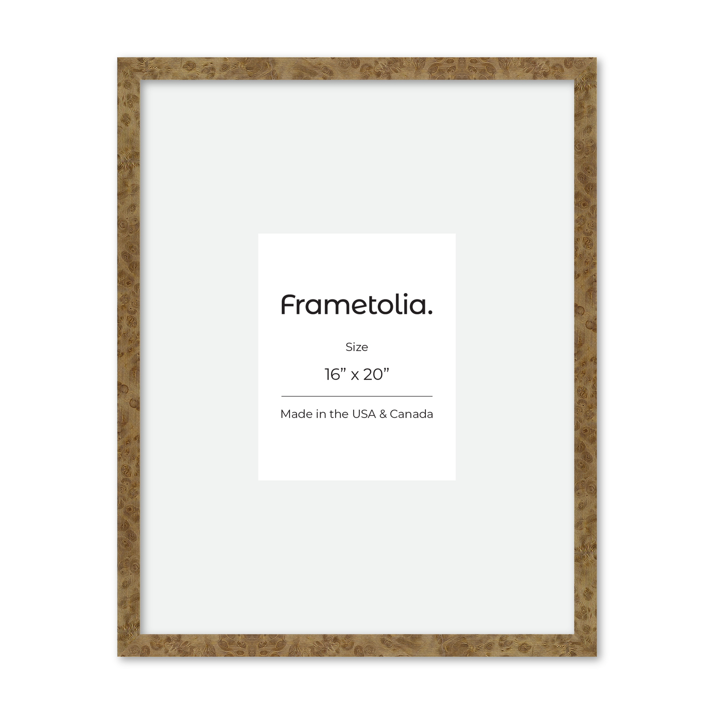 16" x 20" Cream Vienna Wall Frame