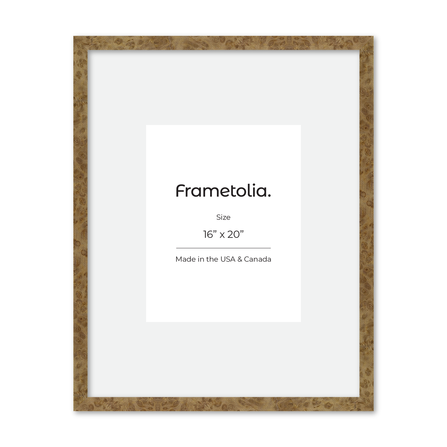 16" x 20" Cream Vienna Wall Frame